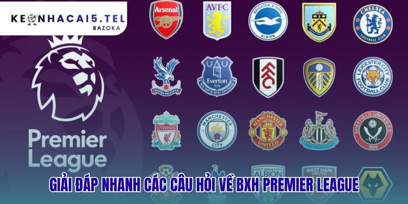 Giải đáp quy tắc của bảng xếp hạng Ngoại hạng Anh